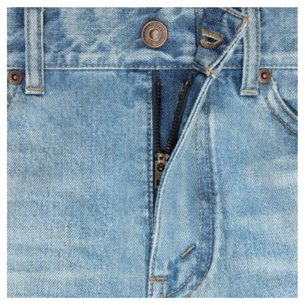CELINE MARCO JEANS IN BLUE ECLIPSE WASH DENIM - Image 4