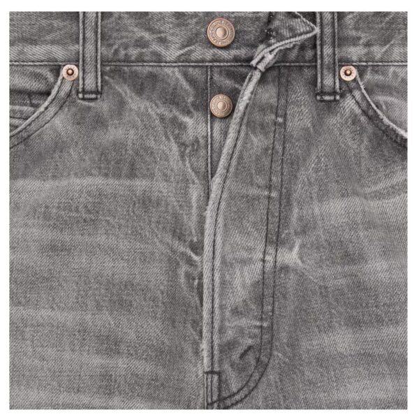 CELINE WESLEY JEANS IN GREY VALLEY WASH DENIM - Image 4