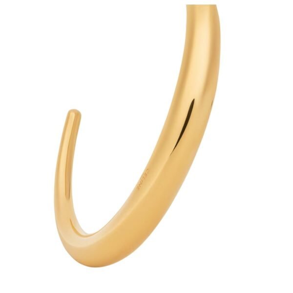 CELINE FORMES ABSTRAITES CUFF IN BRASS WITH GOLD FINISH - Image 4