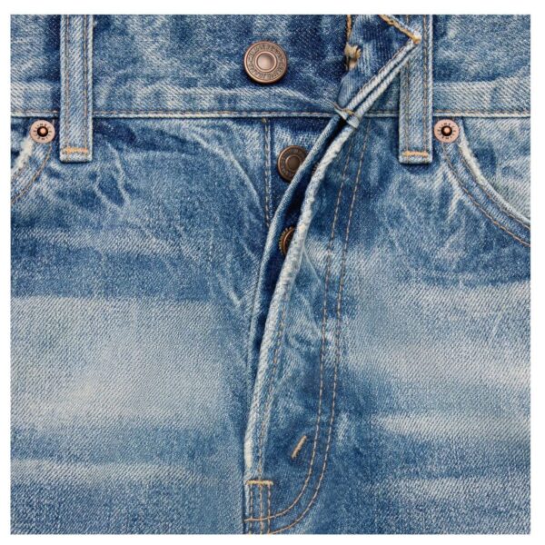 CELINE KURT JEANS IN SUMMER DAZED WASH DENIM - Image 4
