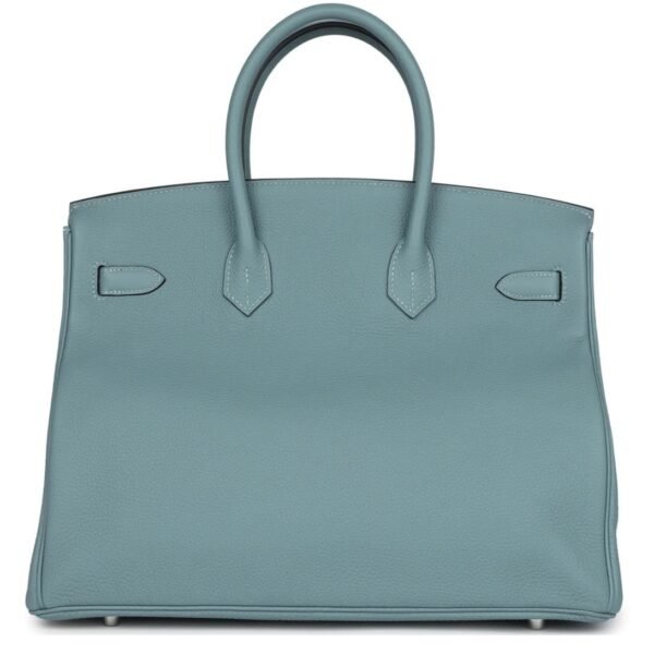 HERMÈS BIRKIN 35 CIEL TOGO PALLADIUM HARDWARE - Image 2