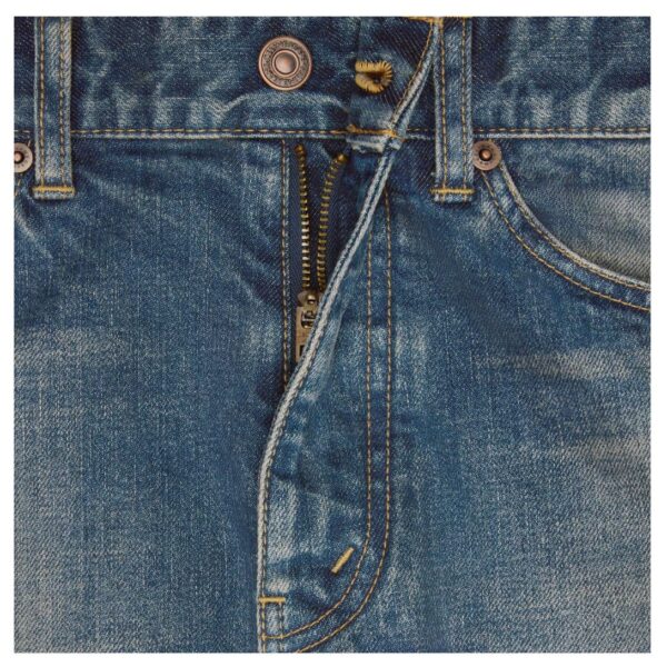 CELINE SKINNY JEANS IN TRAIL WASH DENIM - Image 4