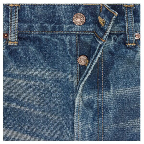 CELINE WESLEY SHORTS IN UNION WASH DENIM - Image 4