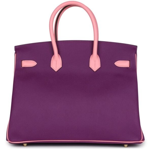 HERMÈS SPECIAL ORDER (HSS) BIRKIN 35 ROSE CONFETTI AND ANEMONE EPSOM GOLD HARDWARE - Image 2