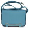 HERMÈS GETA BLUE JEAN CHEVRE MYSORE GOLD HARDWARE - Image 2