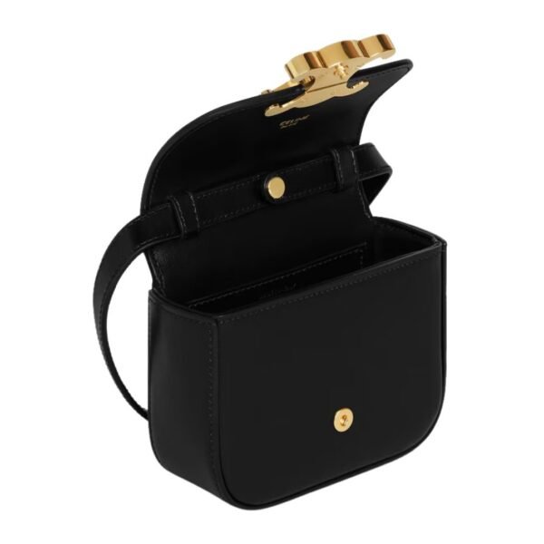 CELINE MINI CLAUDE IN SHINY CALFSKIN - Image 4
