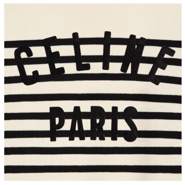 CELINE CREW NECK MARINIÈRE SWEATER IN COTTON - Image 4