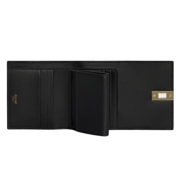 CELINE SMALL TRIFOLD WALLET 16 IN SATINATED CALFSKIN - Image 4