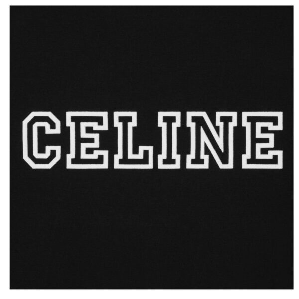CELINE LOOSE T SHIRT IN COTTON JERSEY - Image 4