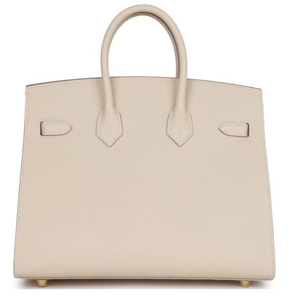 HERMÈS BIRKIN SELLIER 25 CRAIE EPSOM GOLD HARDWARE - Image 2