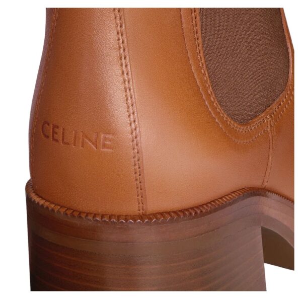 CELINE TESS CHELSEA BOOT IN CALFSKIN HAVANA - Image 4