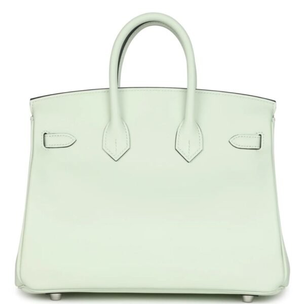 HERMÈS BIRKIN 25 VERT FIZZ SWIFT PALLADIUM HARDWARE - Image 4