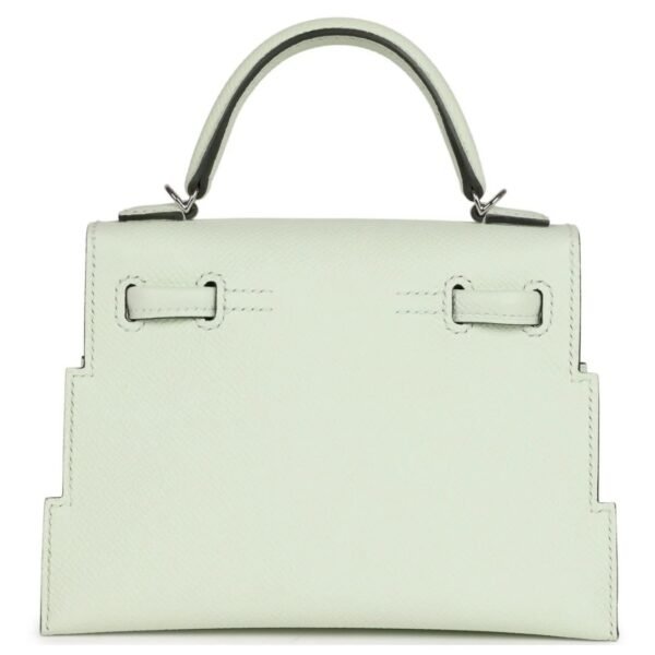 HERMÈS QUELLE IDOLLE PICTO KELLY DOLL VERT FIZZ EPSOM PALLADIUM HARDWARE - Image 4