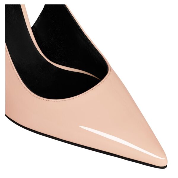 CELINE JUDY TRIOMPHE STILETTO PUMP IN PATENT CALFSKIN BLUSH - Image 5