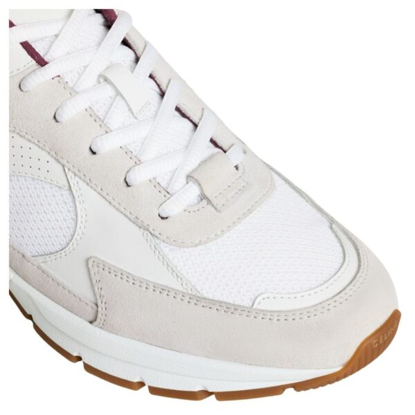 CELINE RUNNER CR 03 LOW LACE UP SNEAKER IN MESH SUEDE CALFSKIN AND PERFORATED CALFSKIN - Image 4
