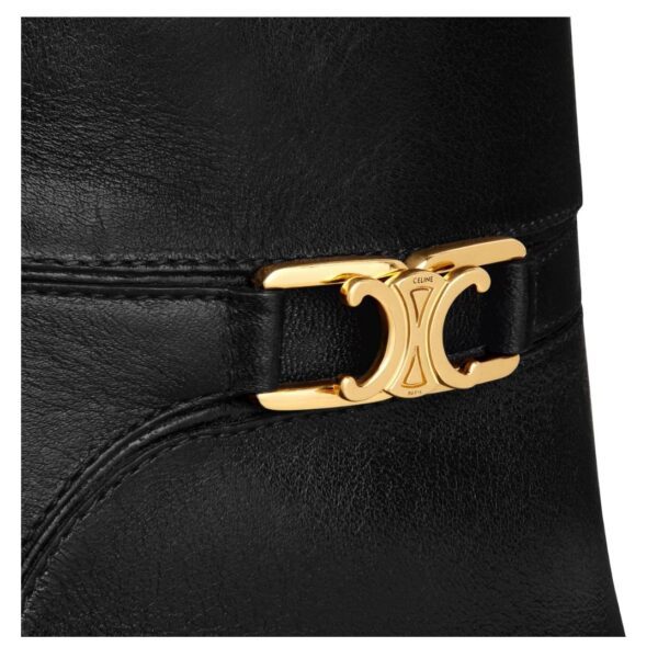 CELINE VERNEUIL ANKLE BOOT WITH TRIOMPHE IN CALFSKIN - Image 4