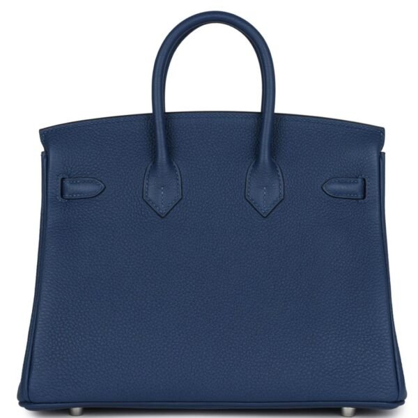 HERMÈS BIRKIN 25 DEEP BLEU VERSO TOGO PALLADIUM HARDWARE - Image 4