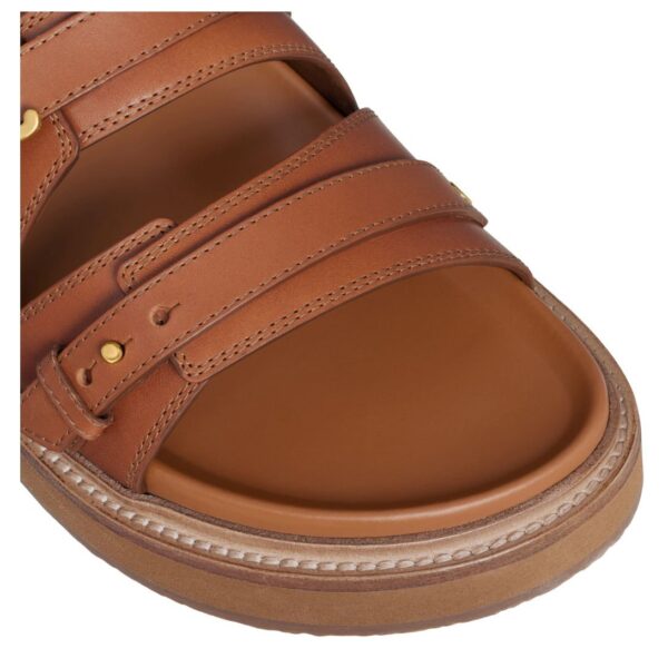 CELINE TIPPI TRIOMPHE SANDAL IN CALFSKIN - Image 4
