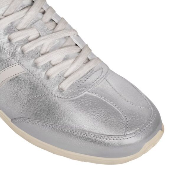 CELINE JOGGER LOW LACE UP SNEAKER IN LAMINATED CALFSKIN AND CALFSKIN - Image 4