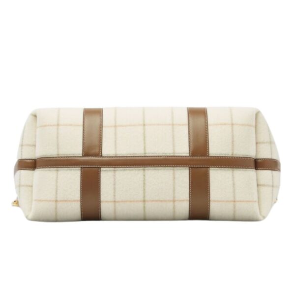 LORO PIANA LARGE GHIERA SHOPPER TARTAN - Image 4