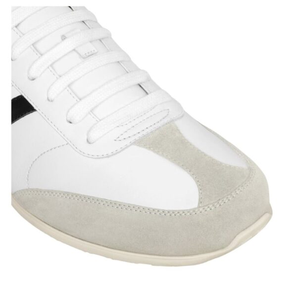 CELINE JOGGER LOW LACE-UP SNEAKER WITH TRIOMPHE IN SUEDE CALFSKIN AND CALFSKIN - Image 4
