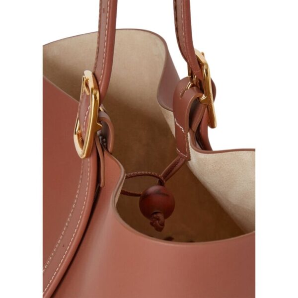 LORO PIANA CEDAR BUCKET BAG MALT-CARAMEL SUGAR - Image 5