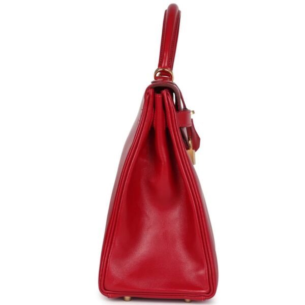 HERMÈS KELLY RETOURNE 32 ROUGE VIF TADELAKT GOLD HARDWARE - Image 4