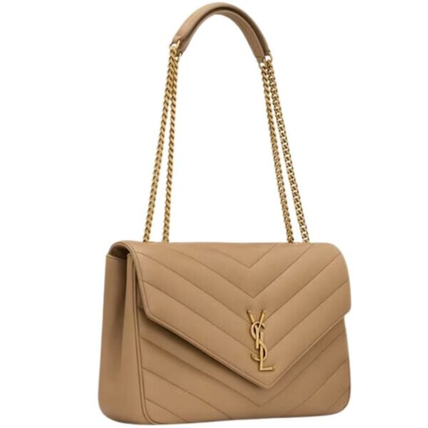 SAINT LAURENT LOULOU LARGE IN MATELASSÉ LAMBSKIN - Image 4