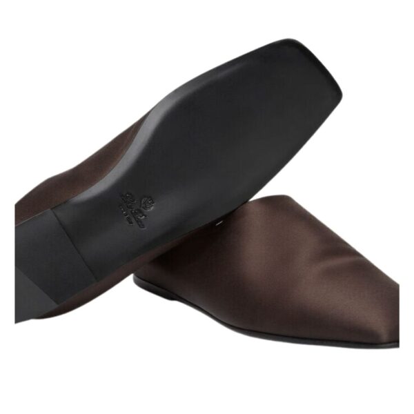 LORO PIANA ALBA FLAT MULE TABAC COLONIA - Image 5