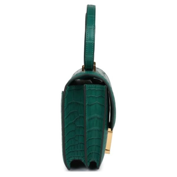 HERMÈS CONSTANCE 18 MALACHITE MATTE ALLIGATOR GOLD HARDWARE - Image 4