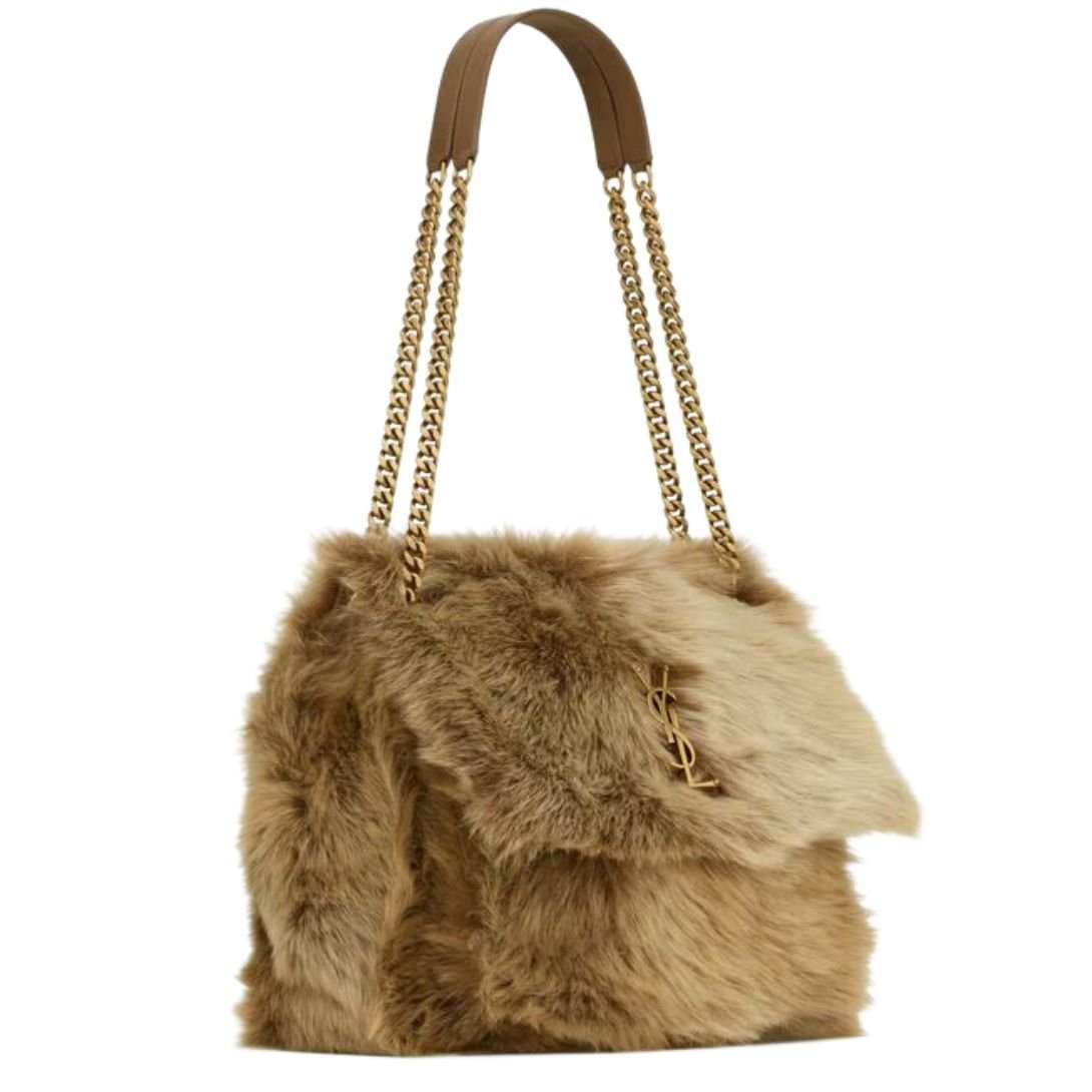 SAINT LAURENT NIKI LARGE IN SHEARLING - Image 4