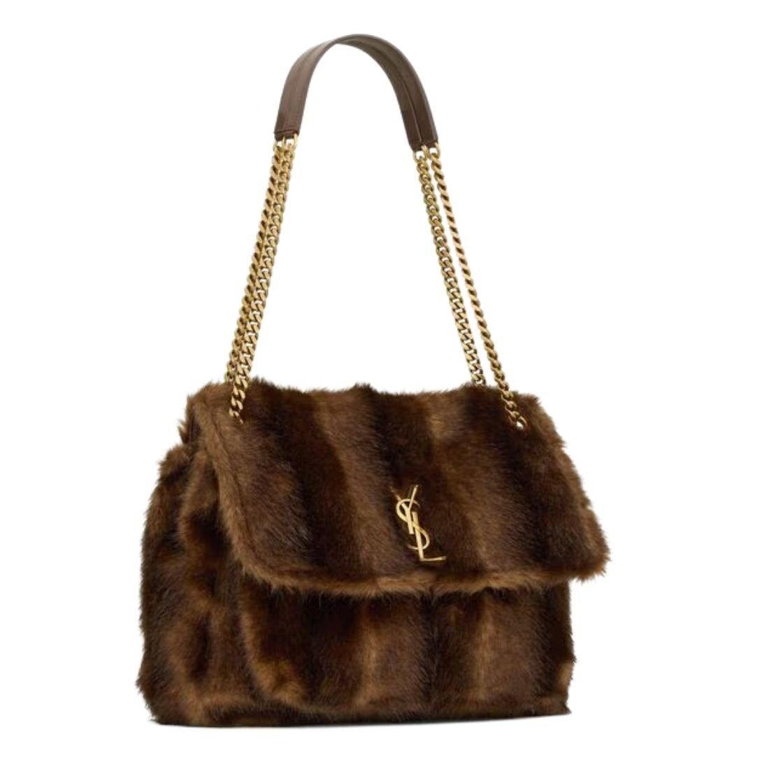 SAINT LAURENT NIKI LARGE IN SHEARLING - Image 4