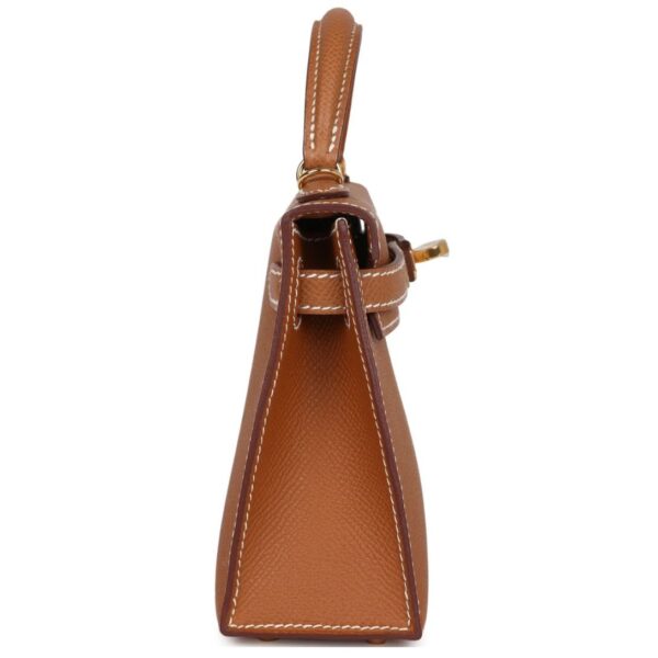 HERMÈS KELLY SELLIER 20 GOLD EPSOM GOLD HARDWARE - Image 4