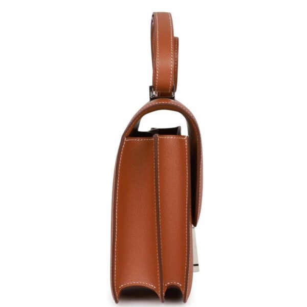 HERMÈS CONSTANCE 24 GOLD MADAME AND LIZARD PALLADIUM HARDWARE - Image 4