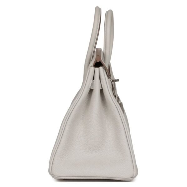 HERMÈS BIRKIN 25 GRIS PALE TOGO PALLADIUM HARDWARE - Image 4