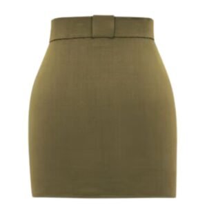 SAINT LAURENT MINI SKIRT IN KNIT