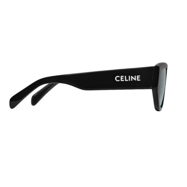 CELINE MONOCHROMS 06 SUNGLASSES IN ACETATE BLACK - Image 5