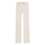 SAINT LAURENT 70S JEANS IN ALMOND MILK DENIM