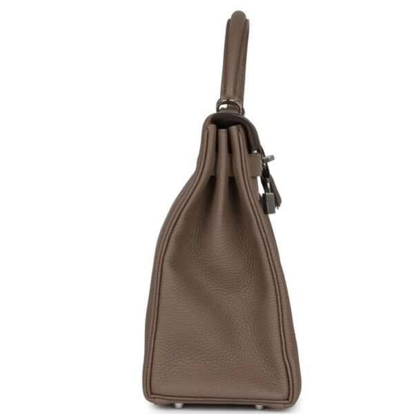 HERMÈS SPECIAL ORDER HSS KELLY RETOURNE 32 ETOUPE VERSO TOGO PALLADIUM HARDWARE - Image 4