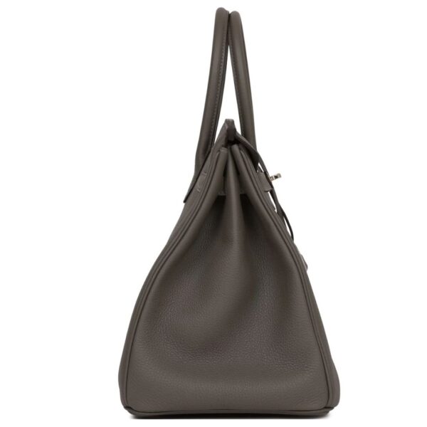 HERMÈS BIRKIN 35 GRIS MEYER TOGO PALLADIUM HARDWARE - Image 4