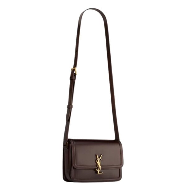 SAINT LAURENT SOLFERINO MEDIUM SATCHEL IN SMOOTH LEATHER - Image 4