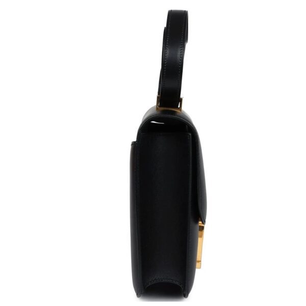 VINTAGE HERMÈS CONSTANCE 23 BLACK EVERCALF GOLD HARDWARE - Image 4