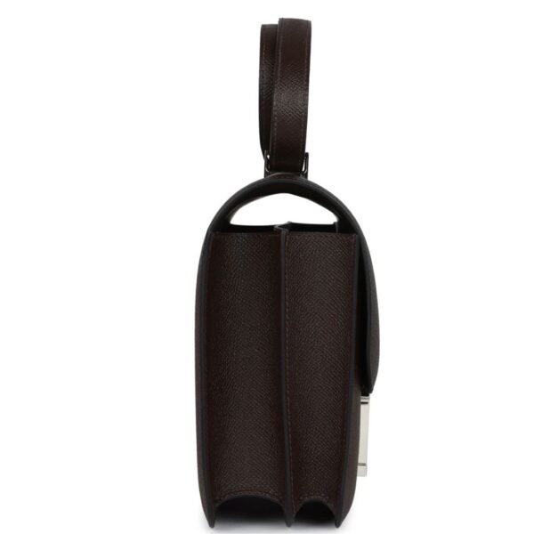 HERMÈS CONSTANCE 24 CHOCOLATE EPSOM PALLADIUM HARDWARE - Image 3
