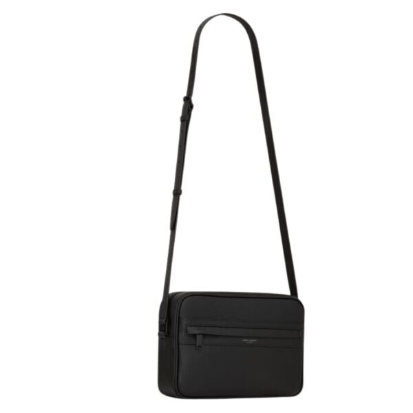 SAINT LAURENT CAMP CAMERA BAG IN GRAINED LEATHER - Image 4