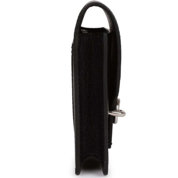 HERMÈS ROULIS SLIM WALLET BLACK CHEVRE MYSORE PALLADIUM HARDWARE - Image 4