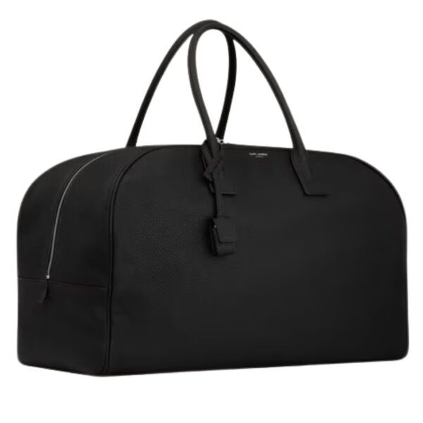 SAINT LAURENT BOWLING DUFFLE BAG IN GRAINED LEATHER - Image 4