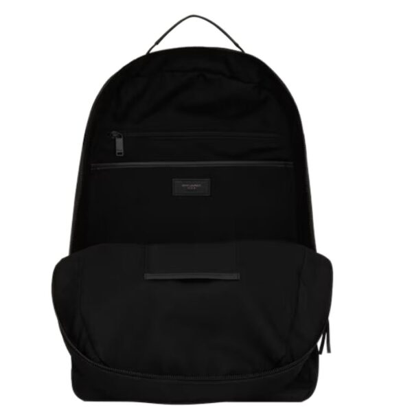 SAINT LAURENT CITY TREKKING BACKPACK IN ECONYL SMOOTH LEATHER AND NYLON - Image 4