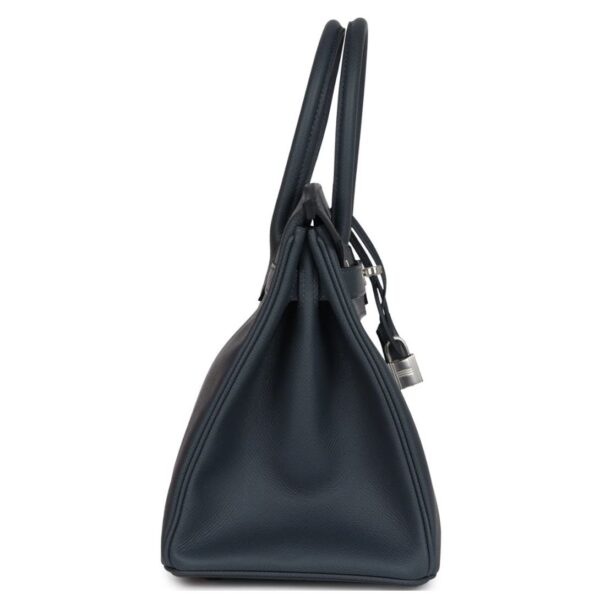 HERMÈS BIRKIN 30 GRIS MISTY EPSOM PALLADIUM HARDWARE - Image 4