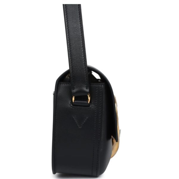 HERMÈS DELLA CAVALLERIA ELAN BLACK TADELAKT GOLD HARDWARE - Image 4