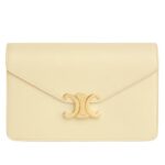 CELINE WALLET ON CHAIN MARGO IN SHINY CALFSKIN SUNLIGHT